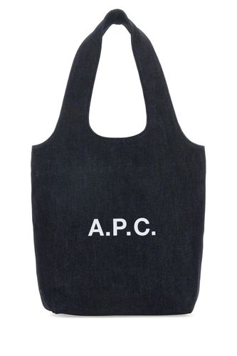 A. P.C. Denim Ninon Shopping Bag - A.P.C. - Modalova