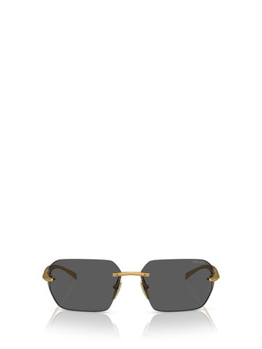 Pr A56s Satin Yellow Gold Sunglasses - Prada Eyewear - Modalova