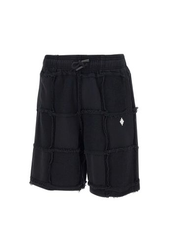 Cross Inside Cotton Shorts - Marcelo Burlon - Modalova