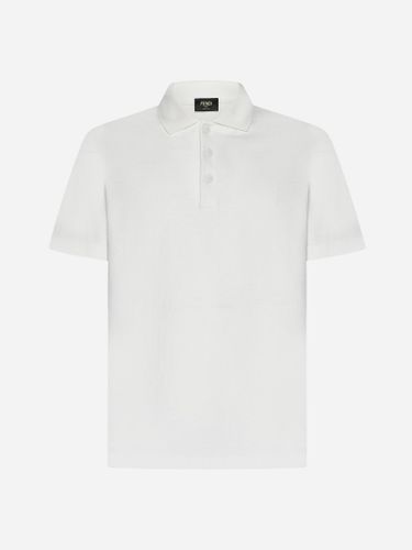 Fendi Pique Cotton Polo Shirt - Fendi - Modalova