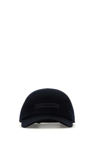 Midnight Blue Cashmere Baseball Cap - Zegna - Modalova