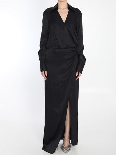 The Attico Long Shirt Dress - The Attico - Modalova