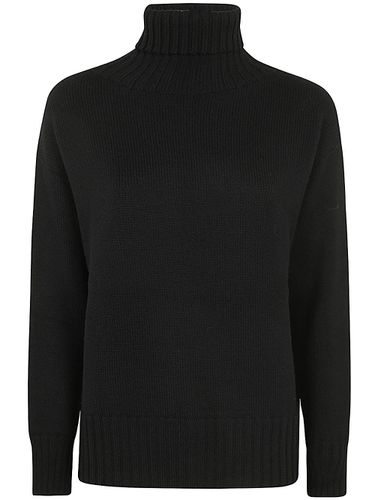 Long Sleeves Turtle Neck Oversized Sweater - Drumohr - Modalova