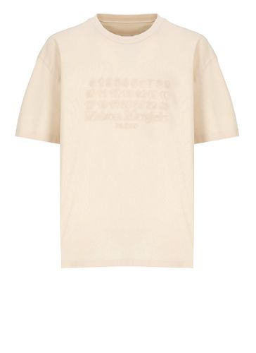 Over Beige Cotton T-shirt - Maison Margiela - Modalova