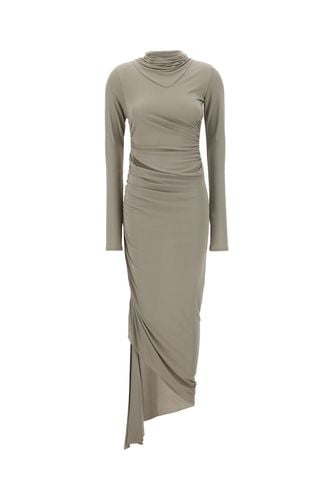 ANDREĀDAMO Grey Viscose Dress - ANDREĀDAMO - Modalova