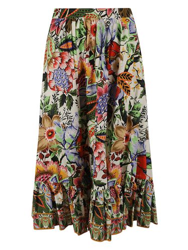 Etro Floral Print Flare Skirt - Etro - Modalova