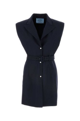 Prada Navy Blue Wool Vest - Prada - Modalova