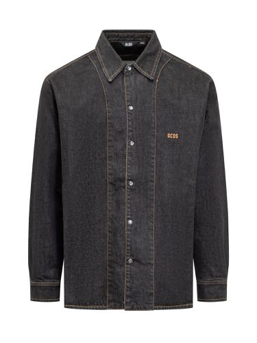 GCDS Wirdo Denim Shirt - GCDS - Modalova