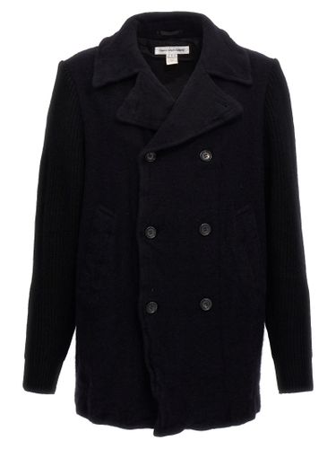 Double-breasted Wool Coat - Comme des Garçons - Modalova