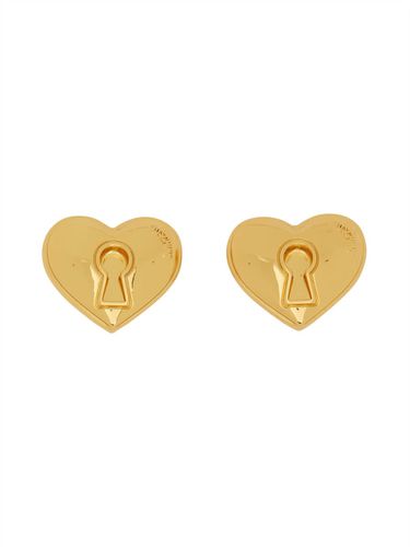 Moschino Logo Earring - Moschino - Modalova