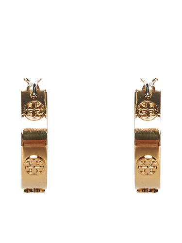 Miller Double T Stud Hoop Earrings - Tory Burch - Modalova