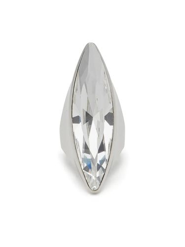 Antiqued Jewelled Pointed Ring - Alexander McQueen - Modalova