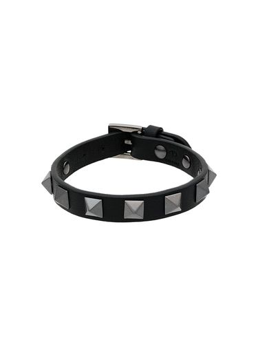 Leather Studded Bracelet (8x8mm) - Valentino Garavani - Modalova