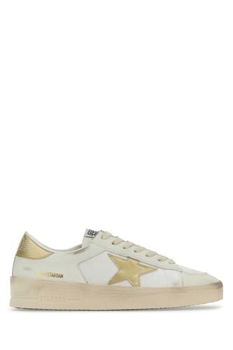 White Leather Stardan Sneakers - Golden Goose - Modalova