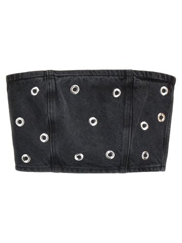 Studded Denim Top - Rotate by Birger Christensen - Modalova