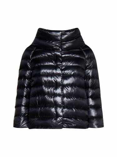 Sofia Short Down Jacket With Funnel Neck In Nylon Woman - Herno - Modalova