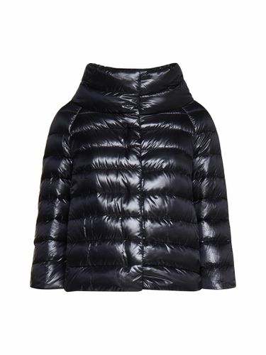 Sofia Short Down Jacket With Funnel Neck In Nylon Woman - Herno - Modalova