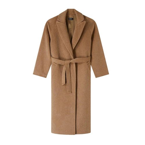 A. P.C. Straight Hem Belted Coat - A.P.C. - Modalova