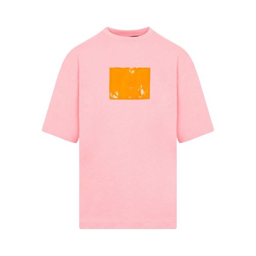 Face Logo Patch Crewneck T-shirt - Acne Studios - Modalova