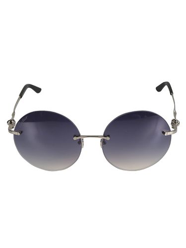 Round Classic Sunglasses - Cartier Eyewear - Modalova