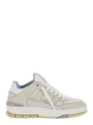 Area Lo White And Multicolor Sneakers With Logo Detail In Leather Blend Woman - Axel Arigato - Modalova