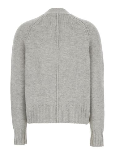 Cardigan With Patch Pockets On The Front In Wool And Cashmere Woman - Allude - Modalova