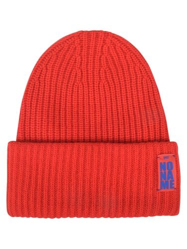 No Name Logo Patched Knit Beanie - No Name - Modalova