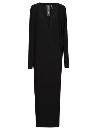 Dolman Wrap Side Slit Dress - Norma Kamali - Modalova