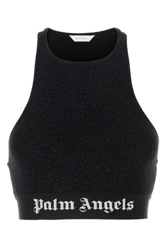 Palm Angels Viscose Blend Crop-top - Palm Angels - Modalova