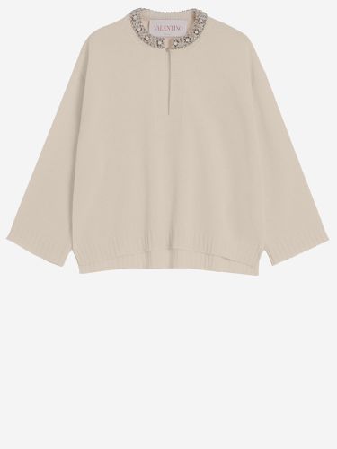 Valentino Embroidered Wool Sweater - Valentino - Modalova