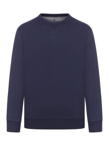 Crewneck Long-sleeved Sweatshirt - Brunello Cucinelli - Modalova