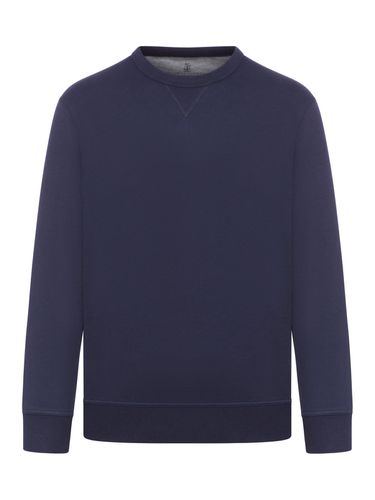 Crewneck Long-sleeved Sweatshirt - Brunello Cucinelli - Modalova