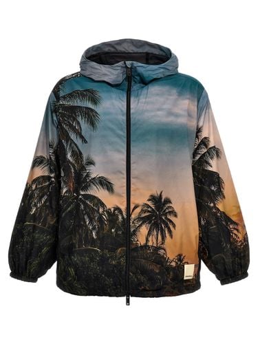 Tropicale Hooded Jacket - Emporio Armani - Modalova