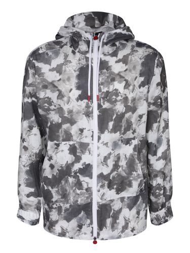 Zip Hoodie With Grey/ Pattern - Kiton - Modalova