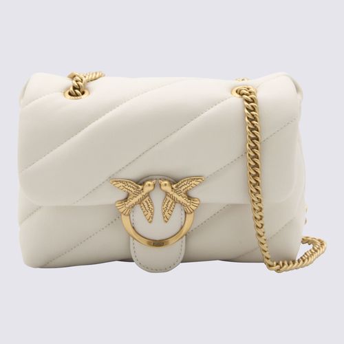 Pinko White Leather Shoulder Bag - Pinko - Modalova