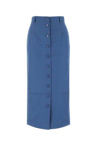 Raf Simons Blue Cotton Skirt - Raf Simons - Modalova