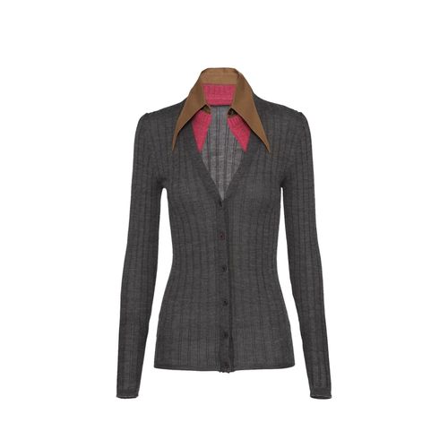 Prada Cashmere And Silk Cardigan - Prada - Modalova