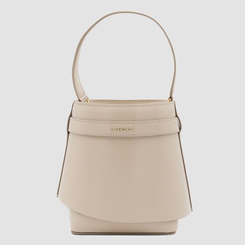 Beige Leather Shark Lock Bucket Bag - Givenchy - Modalova