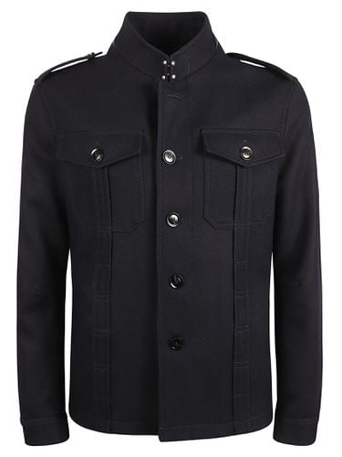 Japanese Light Felt Stand Collar Jacket - Tom Ford - Modalova