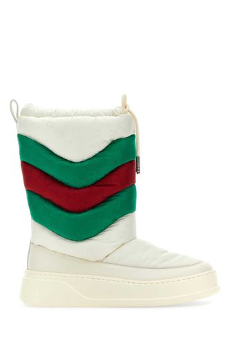 Gucci Chalk Fabric Boots - Gucci - Modalova