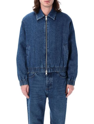 Adc Padded Denim Jacket - Ami Alexandre Mattiussi - Modalova