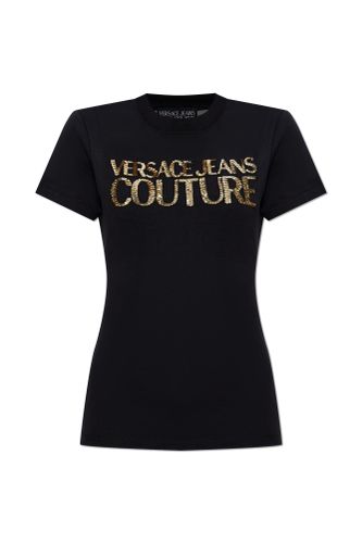 T-shirt With Back Cut-out - Versace Jeans Couture - Modalova