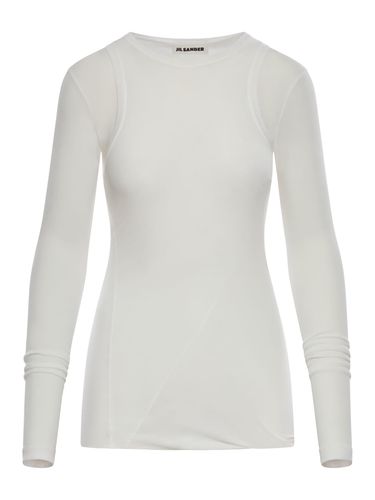 Multilayer Cotton T-shirt - Jil Sander - Modalova