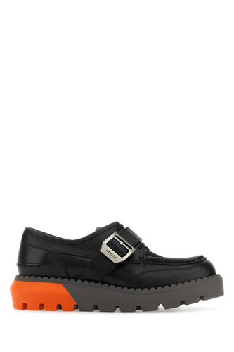 Gucci Black Leather Loafers - Gucci - Modalova