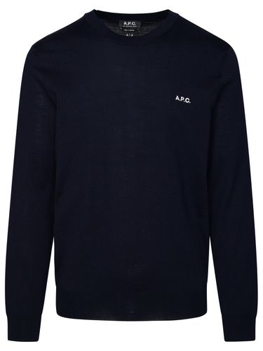 A. P.C. Blue Wool Blend Axel Sweater - A.P.C. - Modalova