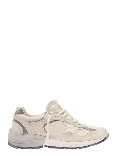 White Low-top Sneakers With Suede Inserts And Side Star In Leather Man - Golden Goose - Modalova