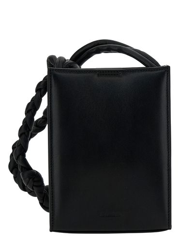 Tangle Small Shoulder Bag With Embossed Logo In Leather Man - Jil Sander - Modalova