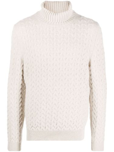 Beige Virgin Wool-cashmere Blend Jumper - Fedeli - Modalova