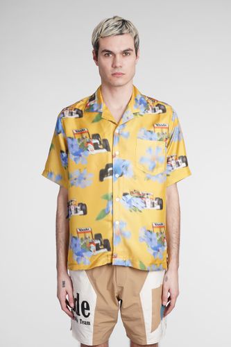 Rhude Shirt In Yellow Silk - Rhude - Modalova