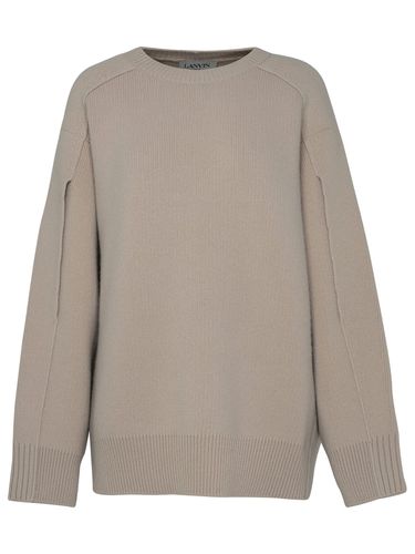 Lanvin Black Cashmere Blend Sweater - Lanvin - Modalova